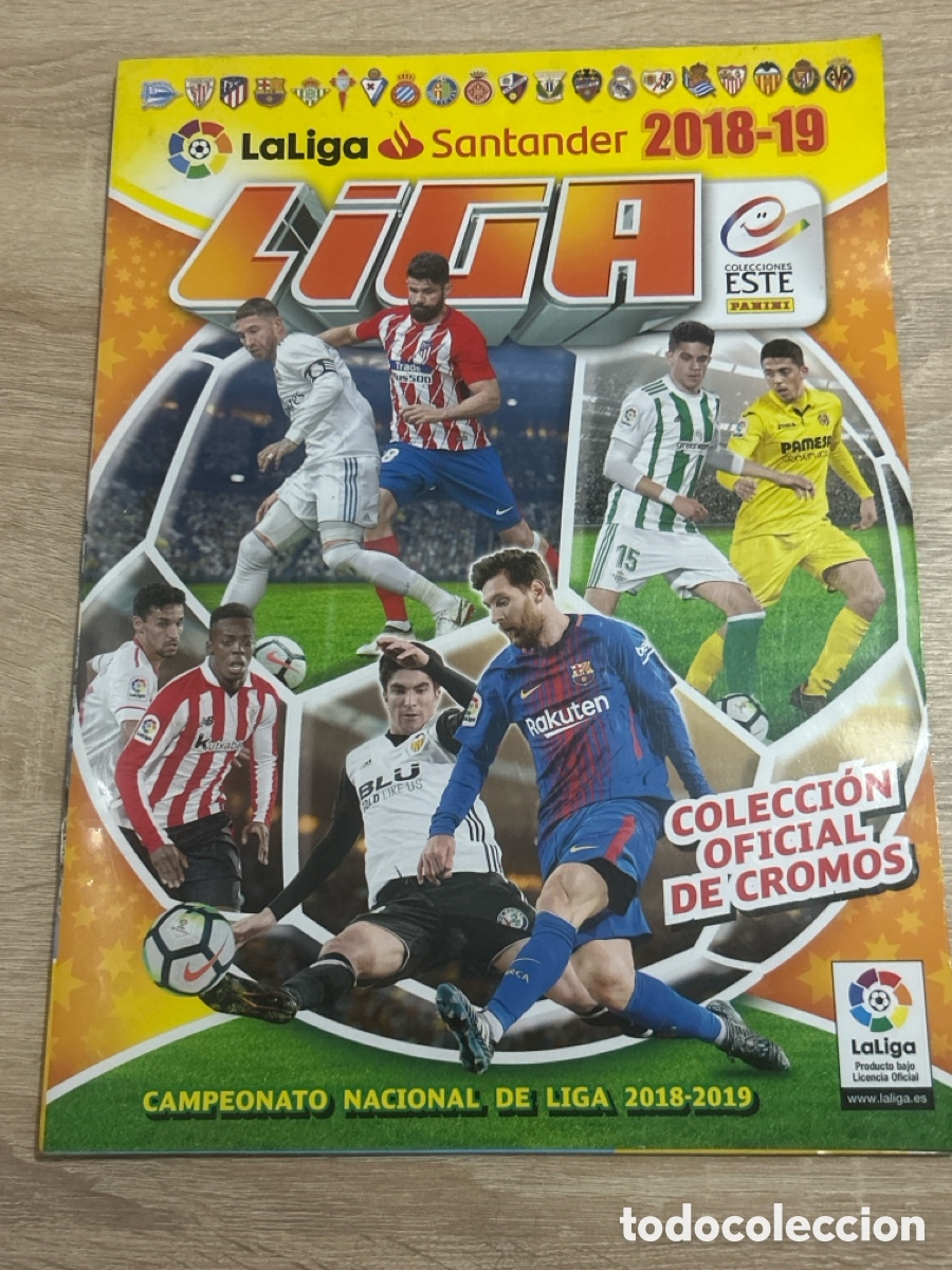 Coleccionismo &aacute;lbumes: &Aacute;lbum liga 2018 19 colecciones este panini