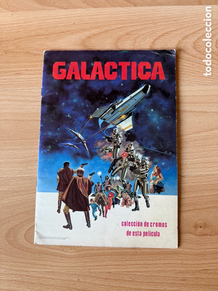 Coleccionismo &aacute;lbumes: galactica editorial maga album de cromos perfecto estado como nuevo