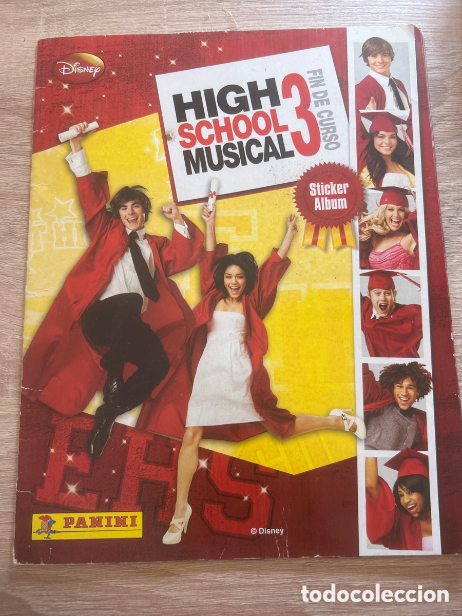 Coleccionismo &aacute;lbumes: &Aacute;lbum incompleto high school Musical 3 de panini