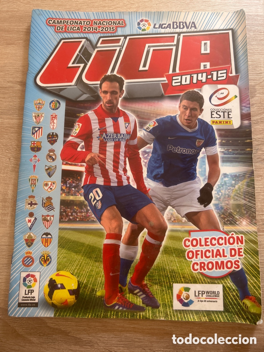 Coleccionismo &aacute;lbumes: &Aacute;lbum incompleto f&uacute;tbol liga 2014 colecciones este panini