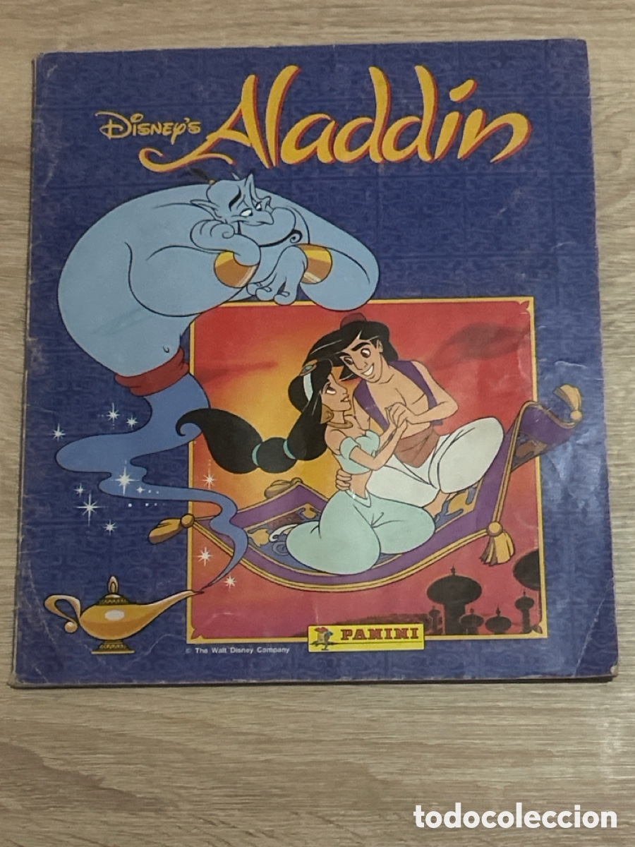 Coleccionismo &aacute;lbumes: &Aacute;lbum incompleto aladin de Disney panini