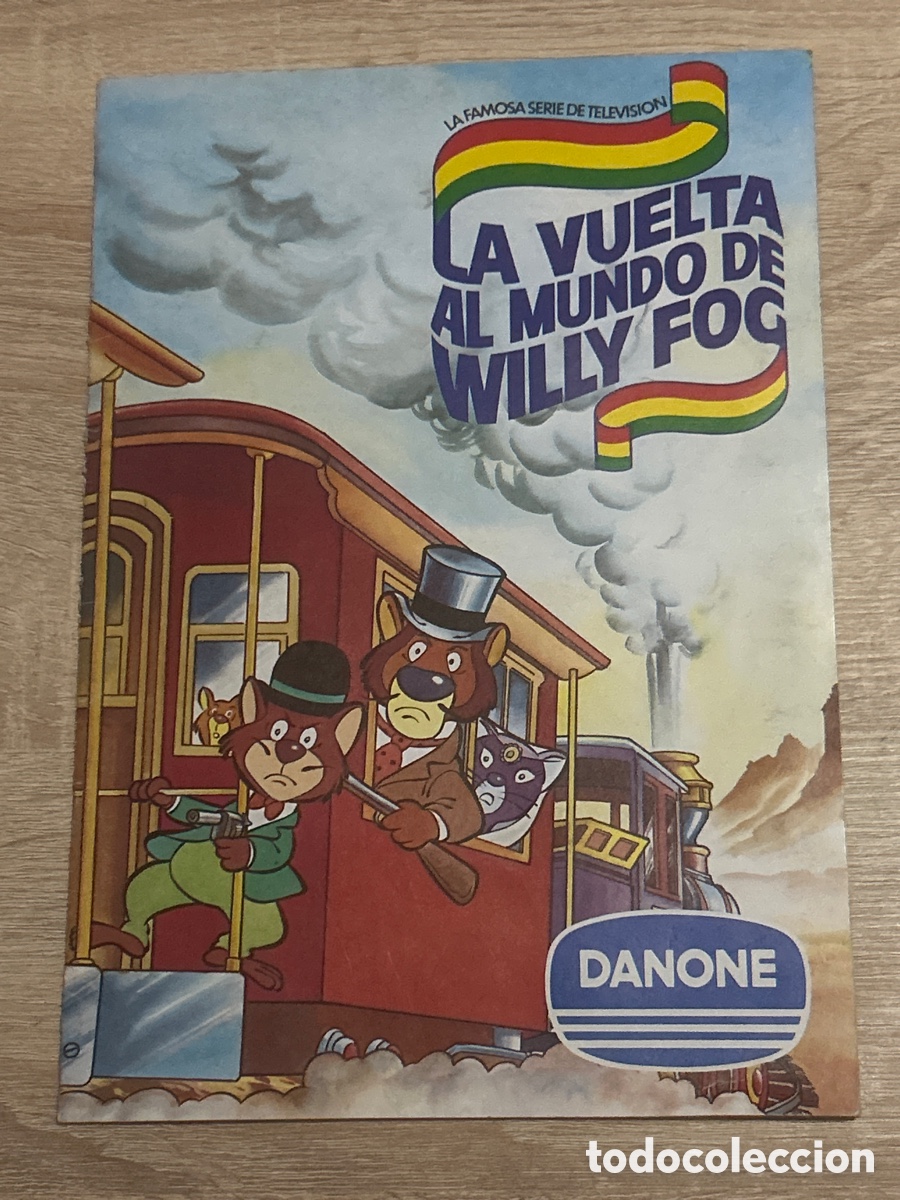 Coleccionismo &aacute;lbumes: &Aacute;lbum de cromos la vuelta al mundo de willy fog Danone