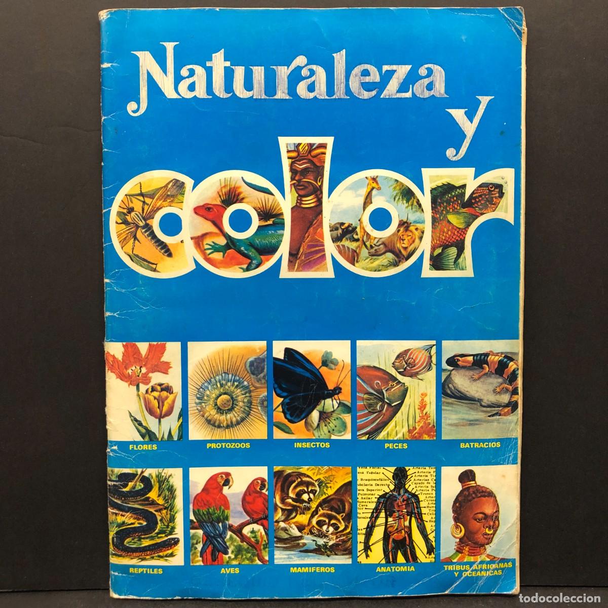 Coleccionismo &aacute;lbumes: NATURALEZA Y COLOR - &Aacute;LBUM DE CROMOS - INCOMPLETO / 2109
