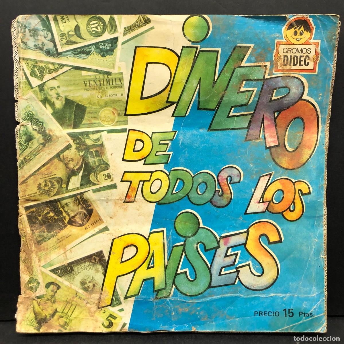 Coleccionismo &aacute;lbumes: DINERO DE TODOS LOS PAISES - CROMOS DIDEC - DIFUSORA DE CULTURA - CASI COMPLETO / 2112