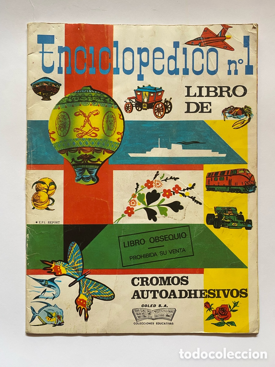 Coleccionismo &aacute;lbumes: &Aacute;lbum de cromos Enciclop&eacute;dico n&deg;1