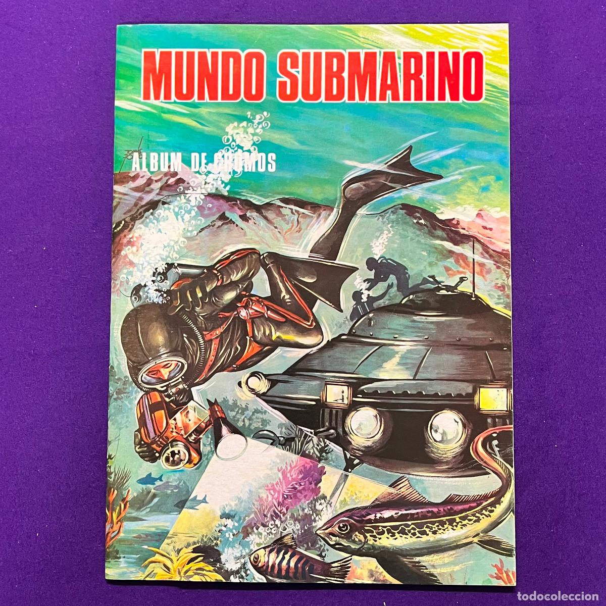 Colecionismo Cadernetas: ALBUM DE CROMOS MUNDO SUBMARINO. VACIO. PRODUCCIONES EDITORIALES.