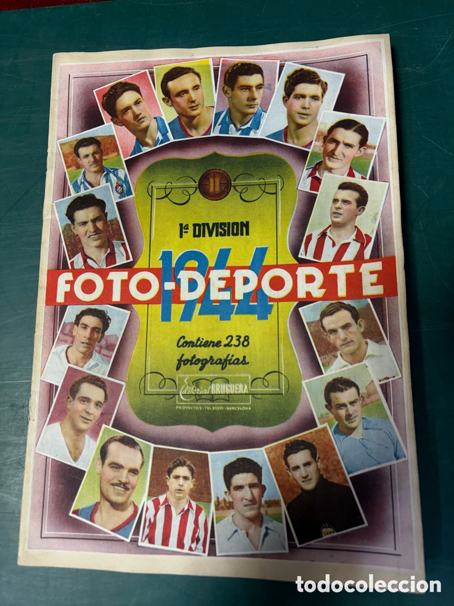 Coleccionismo &aacute;lbumes: &Aacute;LBUM DE F&Uacute;TBOL FOTO-DEPORTE 1944