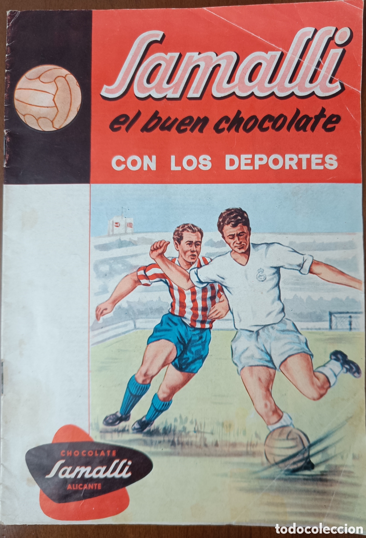 Coleccionismo &aacute;lbumes: &Aacute;lbum f&uacute;tbol chocolates samalli a&ntilde;o 1966