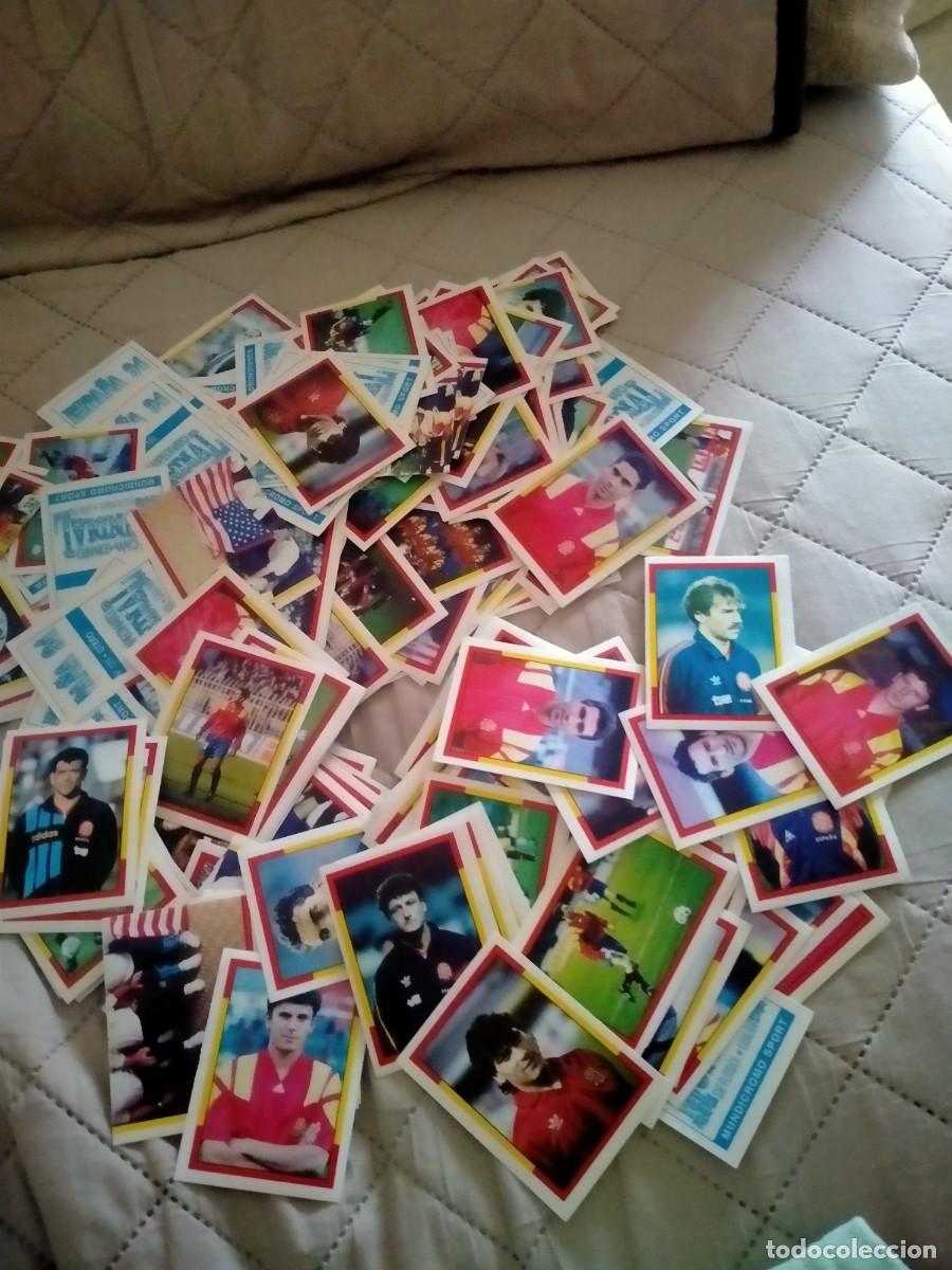 Coleccionismo &aacute;lbumes: cromos de usa 94 espa&ntilde;a lote de 135 cromos sin pegar muy variados