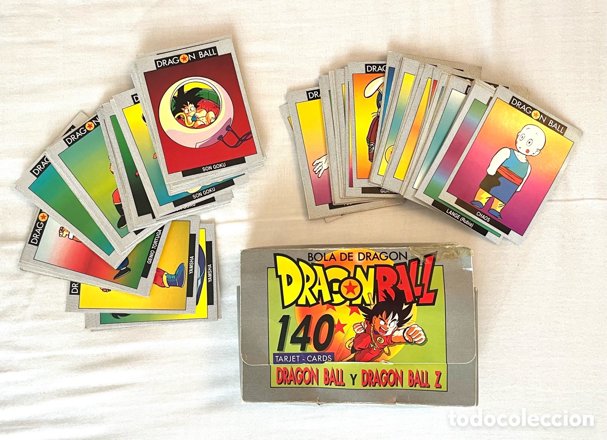 Coleccionismo &aacute;lbumes: Lote 122 Tarjet-Cards Dragon Ball (Ediciones Este) + Caja Original