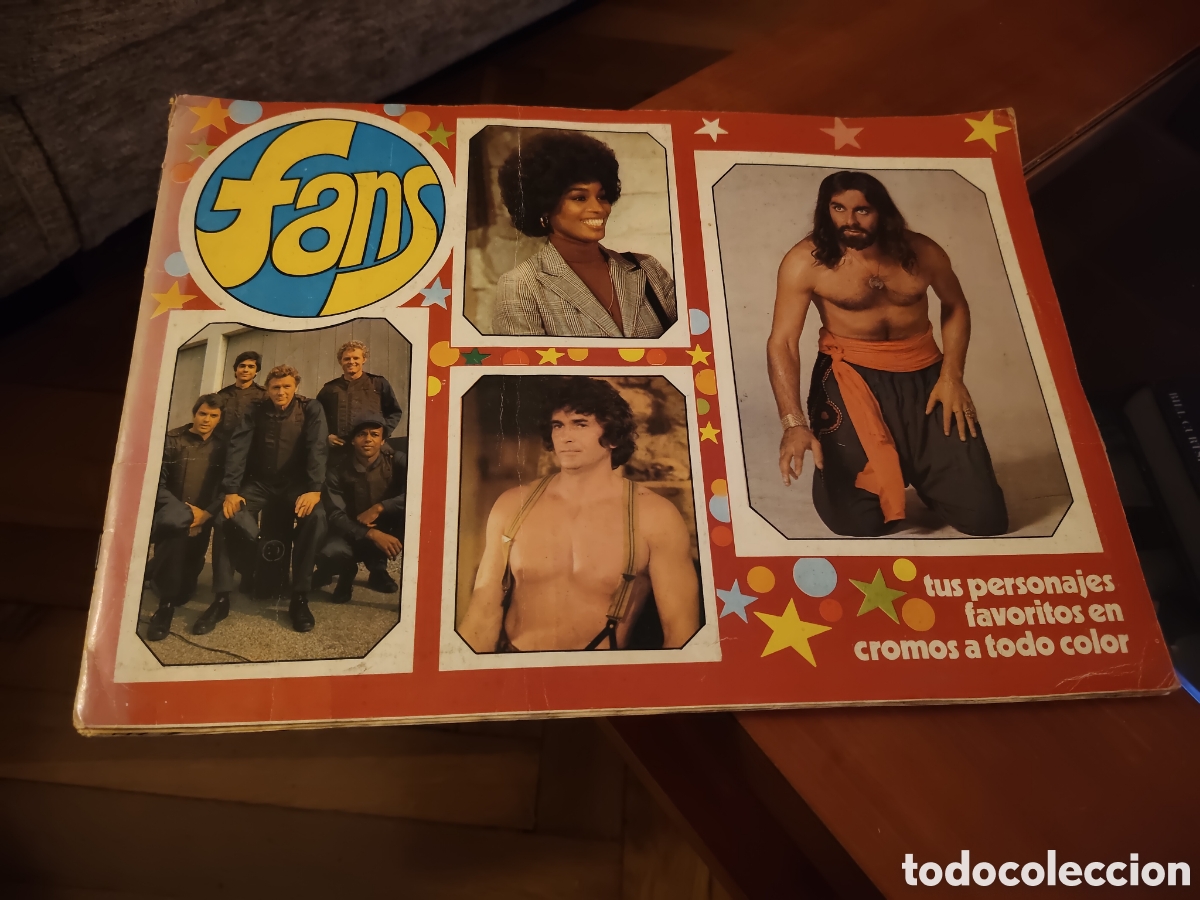 Coleccionismo &aacute;lbumes: Album de cromos Fans tus personajes favoritos h&eacute;roes de tv