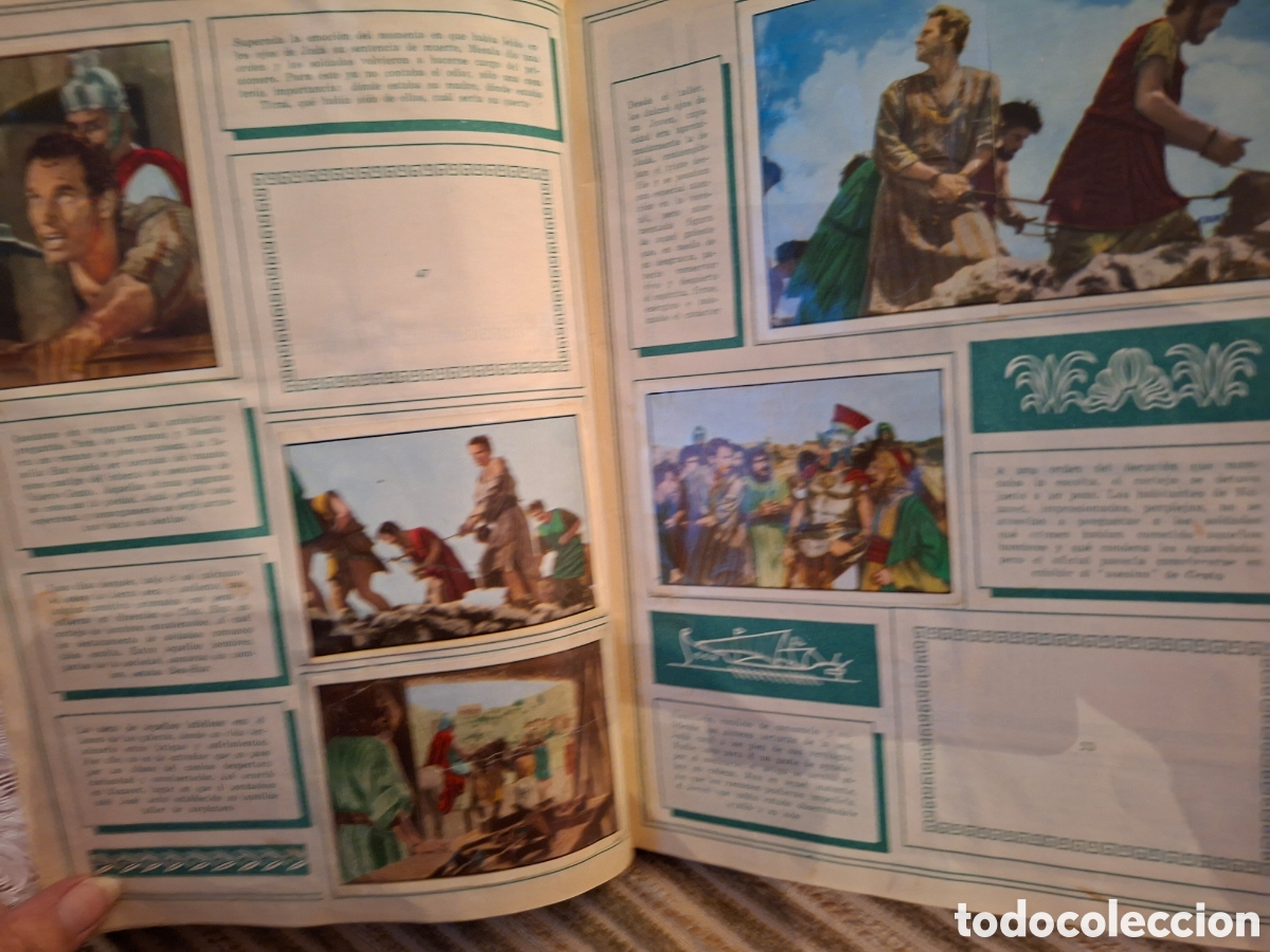 Coleccionismo &aacute;lbumes: ALBUM CROMOS de BEN-HUR, encuadernado - Foto 7