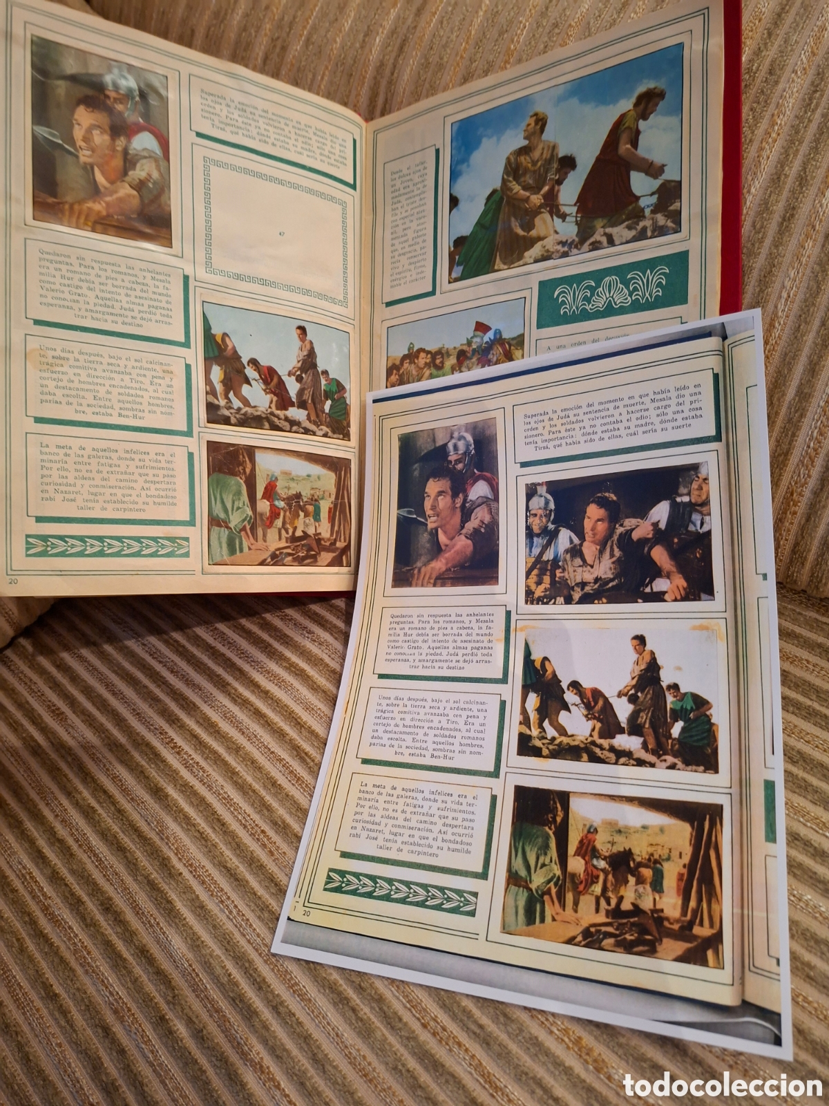 Coleccionismo &aacute;lbumes: ALBUM CROMOS de BEN-HUR, encuadernado - Foto 8
