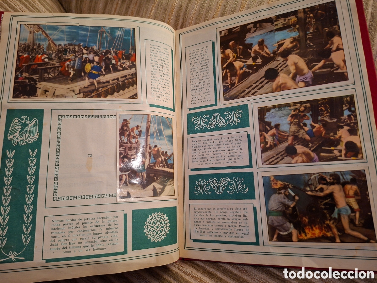 Coleccionismo &aacute;lbumes: ALBUM CROMOS de BEN-HUR, encuadernado - Foto 10