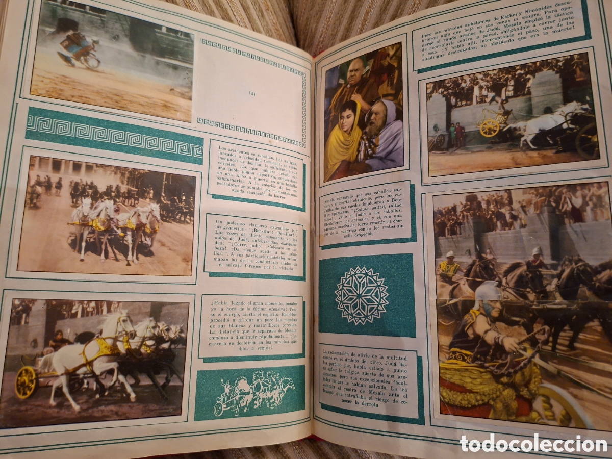 Coleccionismo &aacute;lbumes: ALBUM CROMOS de BEN-HUR, encuadernado - Foto 12