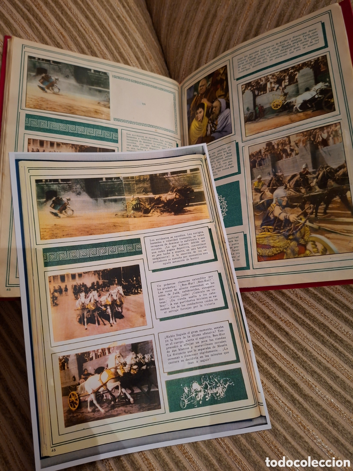 Coleccionismo &aacute;lbumes: ALBUM CROMOS de BEN-HUR, encuadernado - Foto 13