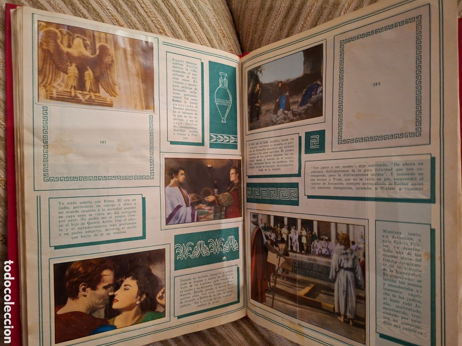 Coleccionismo &aacute;lbumes: ALBUM CROMOS de BEN-HUR, encuadernado - Foto 14
