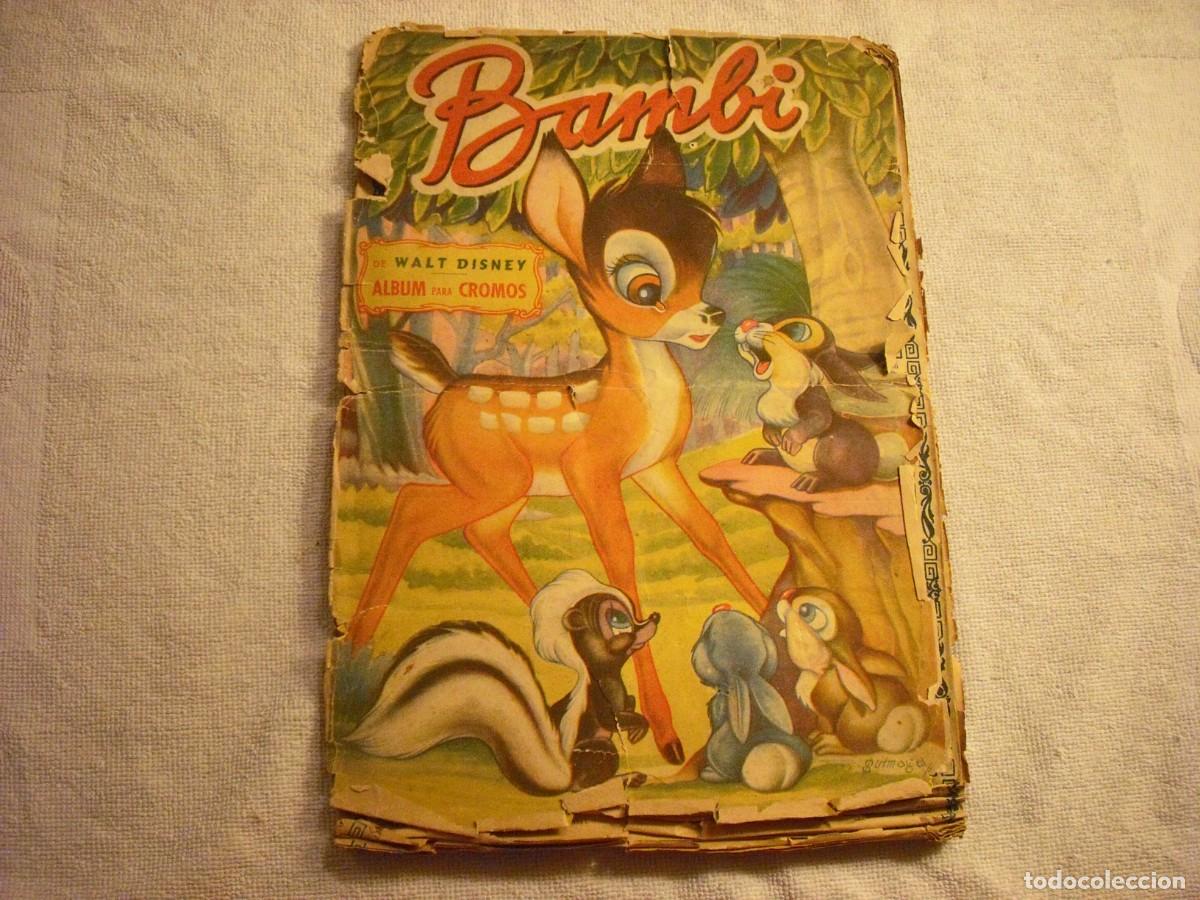 Colecionismo Cadernetas: ALBUM DE CROMOS BAMBI. ED. FHER , TIENE 186 CROMOS