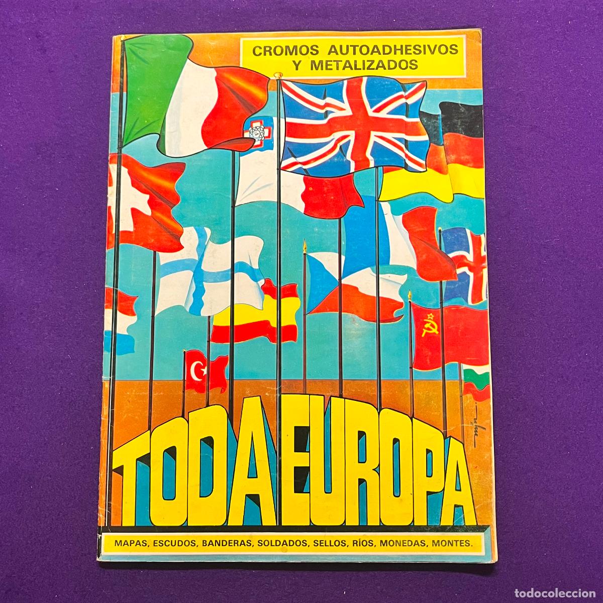 Collectable Incomplete Albums: ALBUM DE CROMOS. TODA EUROPA. DIFUSORA DE CULTURA S.A. 1976. CON 106 CROMOS.