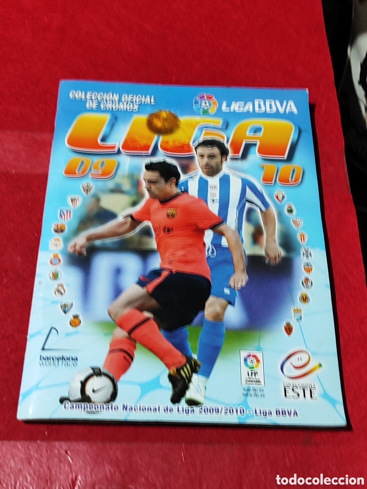 Coleccionismo &aacute;lbumes: Album de cromos futbol 2009 2010 con muchos cromos incluye MESSI ver fotos