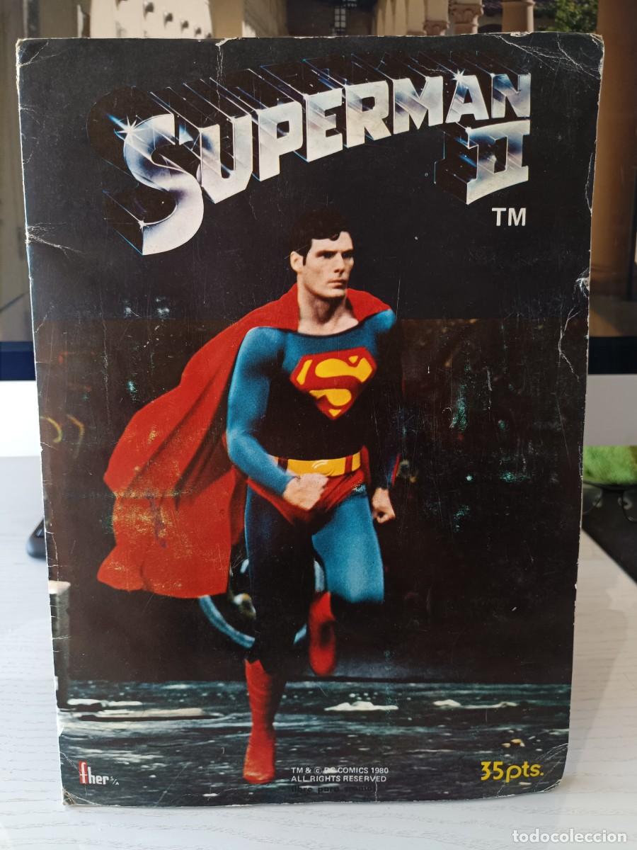 Coleccionismo &aacute;lbumes: ALBUM DE CROMOS SUPERMAN II DE FHER 1980 - VER FOTOS