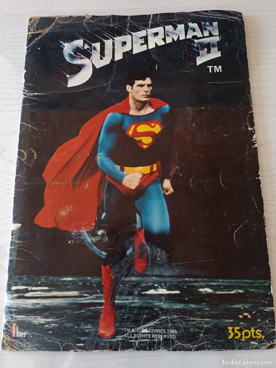 Coleccionismo &aacute;lbumes: ALBUM DE CROMOS SUPERMAN II DE FHER 1980 - VER FOTOS