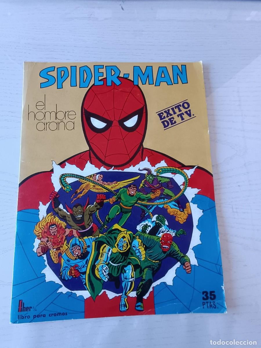 Coleccionismo &aacute;lbumes: Spider-Man el hombre ara&ntilde;a - Album de la serie de TV editado por Fher en 1981 - VER FOTOS
