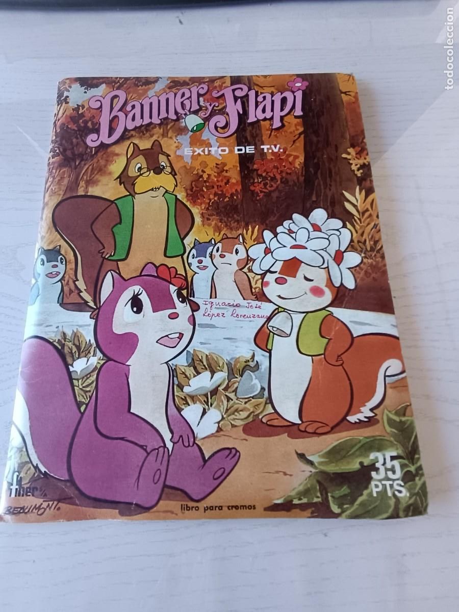 Coleccionismo &aacute;lbumes: ALBUM DE CROMOS BANNER Y FLAPI - FHER - VER FOTOS