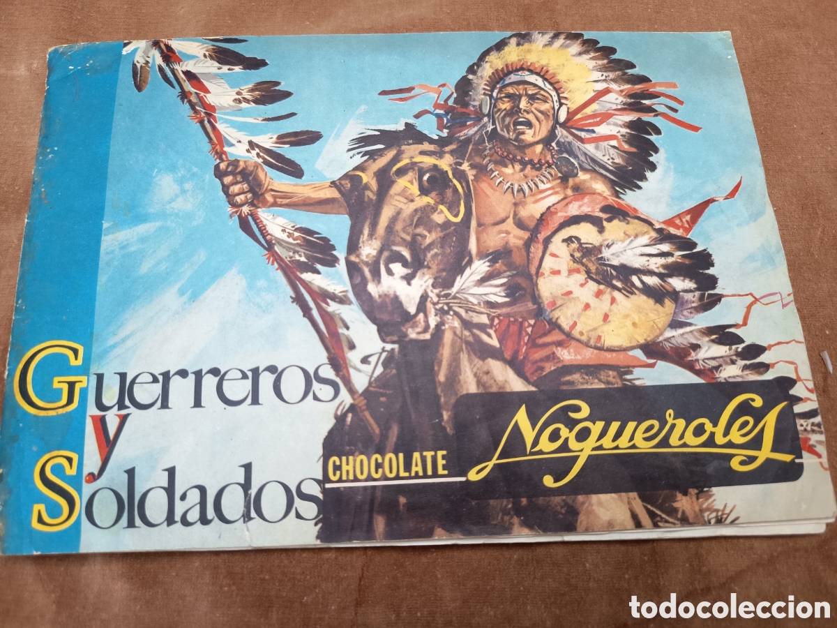 Coleccionismo &aacute;lbumes: Album guerreros y soldados chocolates Nogueroles editorial fher 1971