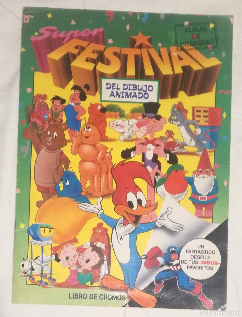 Coleccionismo &aacute;lbumes: Album Super Festival del Dibujo animado - A falta de 19 cromos del album Superheroes