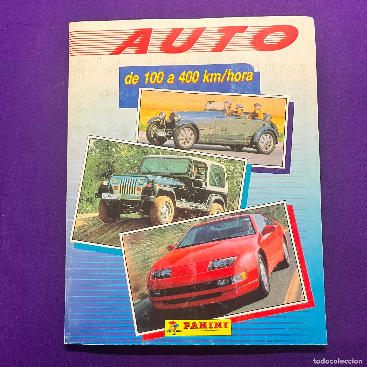 Collectionnisme Albums: ALBUM DE CROMOS. AUTO DE 100 A 400 KM/HORA. PANINI. INCOMPLETO.