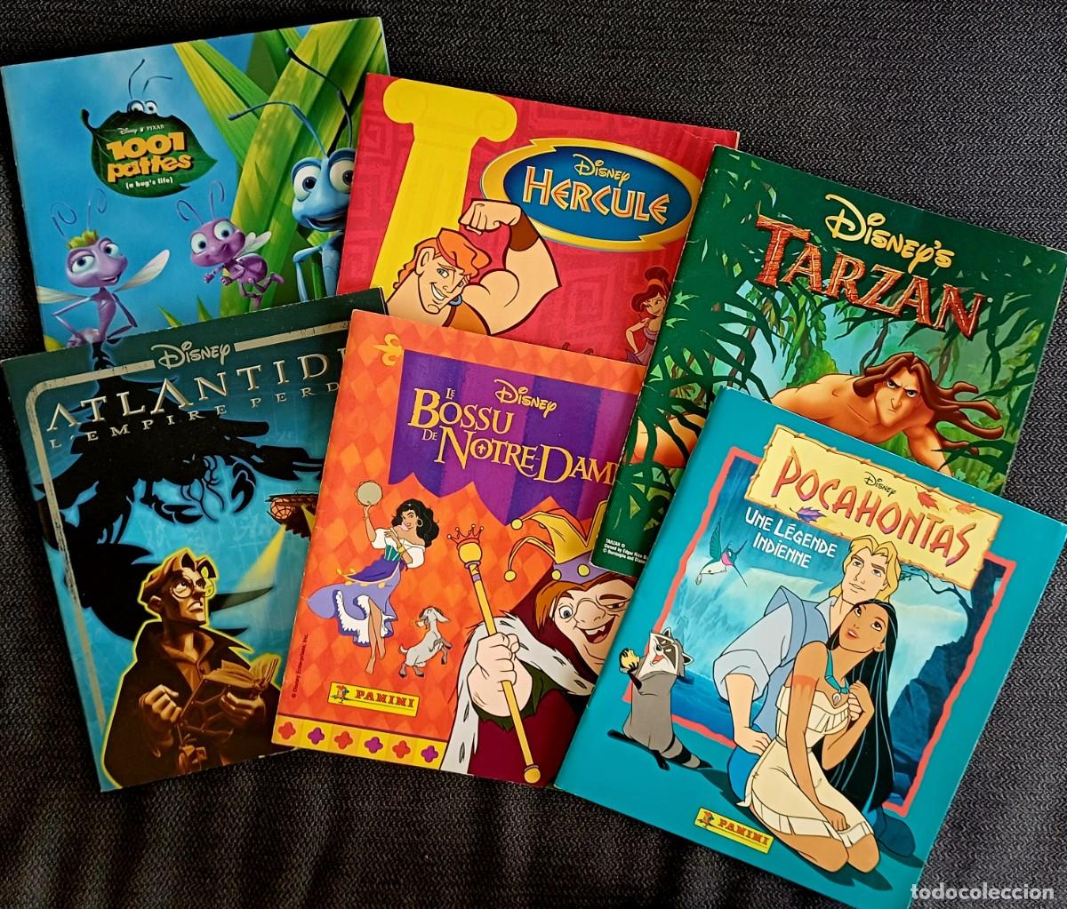 Collectable Incomplete Albums: Lote 5 &aacute;lbumes de cromos Disney Panini en franc&eacute;s