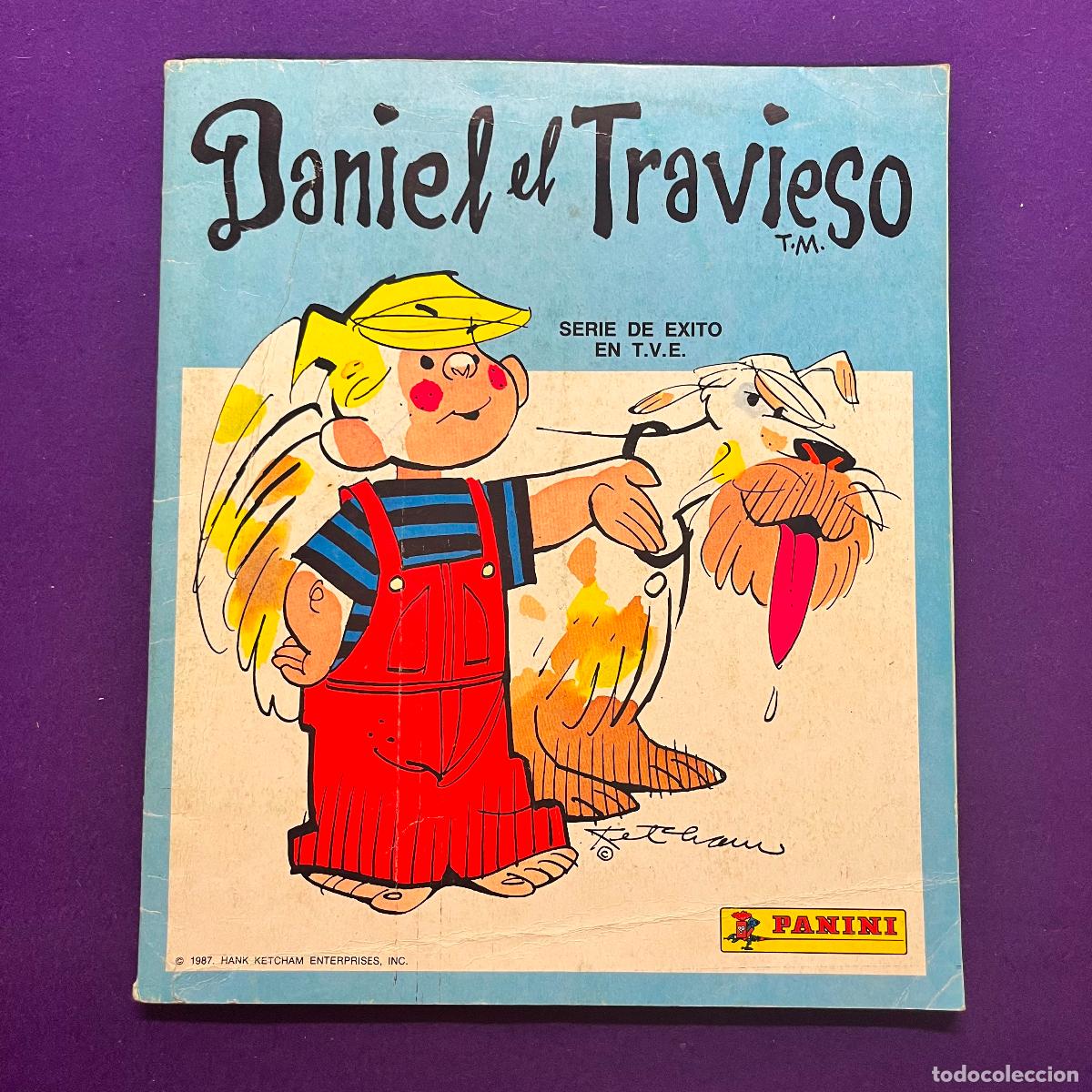 Collezionismo Album: ALBUM DE CROMOS. DANIEL EL TRAVIESO. 1987. PANINI. INCOMPLETO.