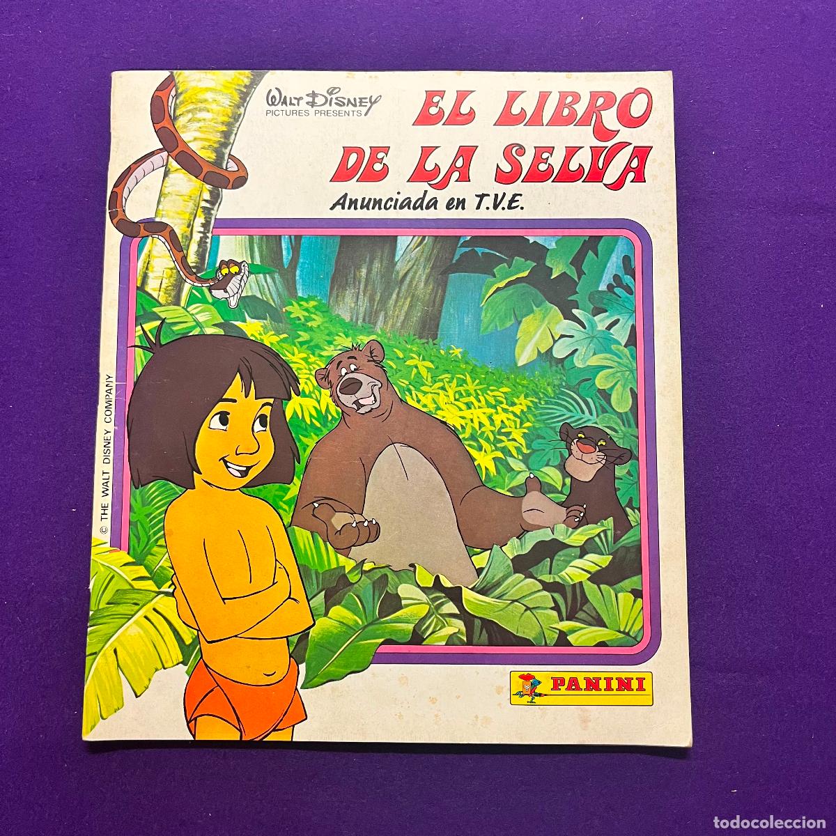 Sammeln Sammelalben: ALBUM DE CROMOS. EL LIBRO DE LA SELVA. DISNEY. PANINI. INCOMPLETO.