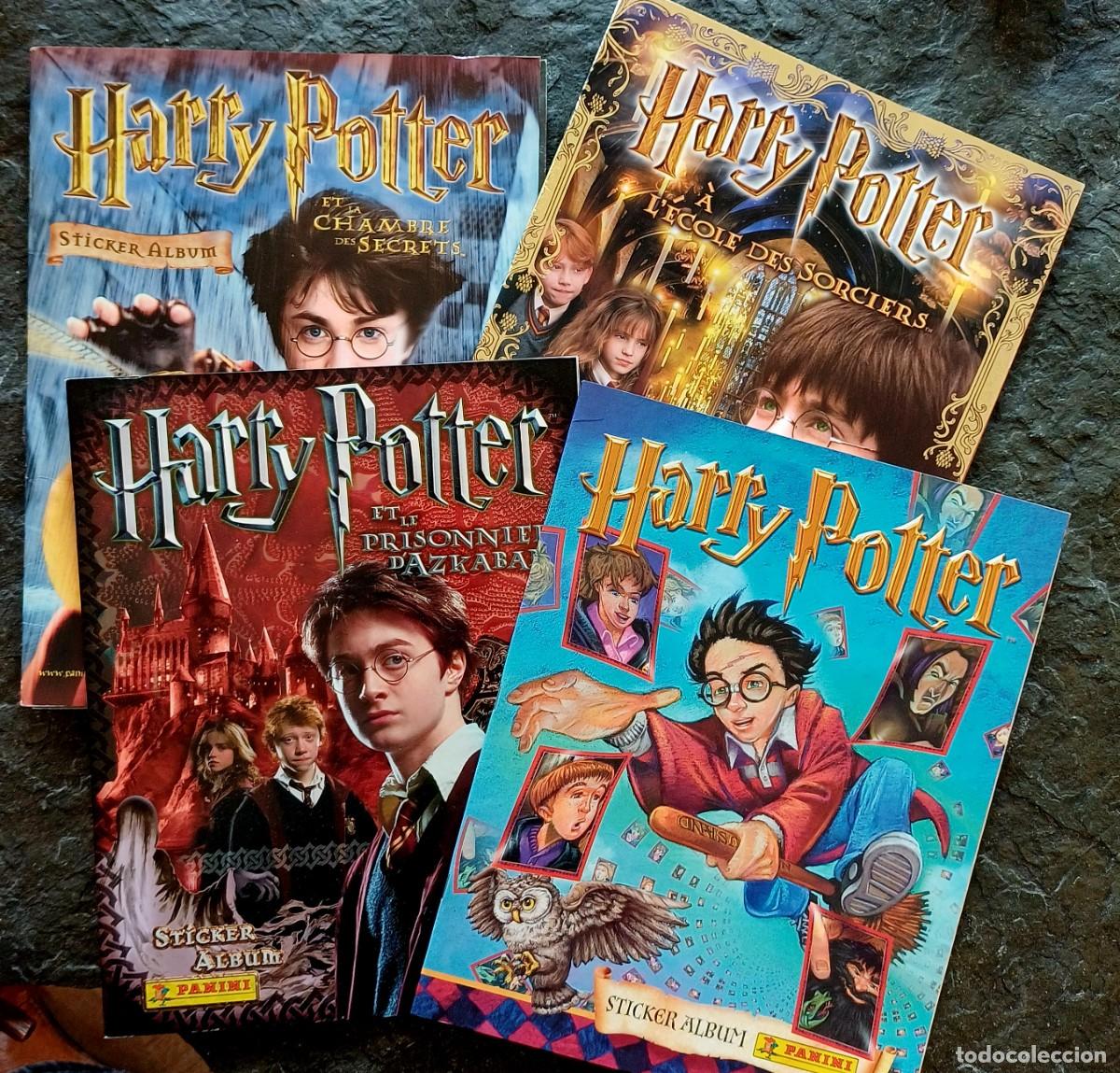 Collezionismo Album: Lote 4 &aacute;lbumes Harry Potter Panini incompletos en franc&eacute;s