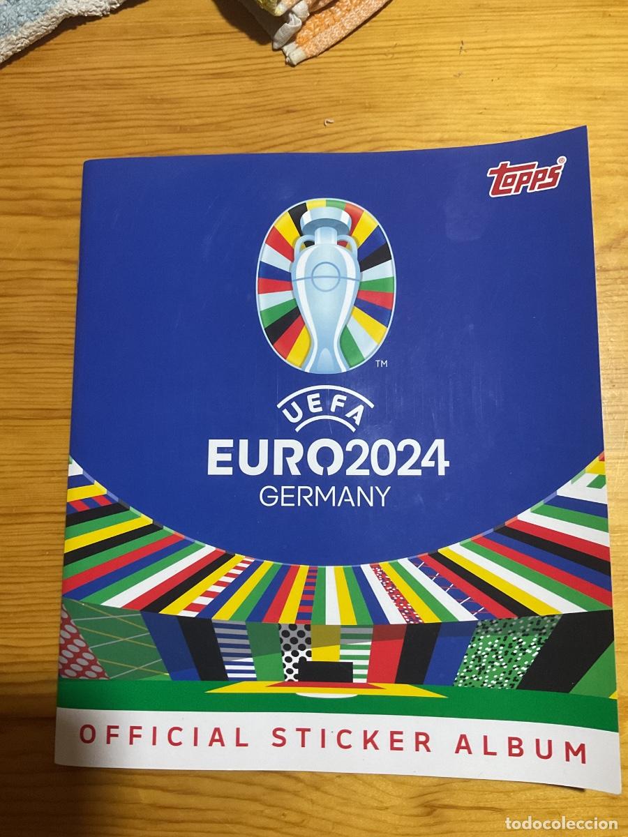 Coleccionismo &aacute;lbumes: &Aacute;LBUM INCOMPLETO EURO2024. VERSI&Oacute;N ALEMANA. TOPPS
