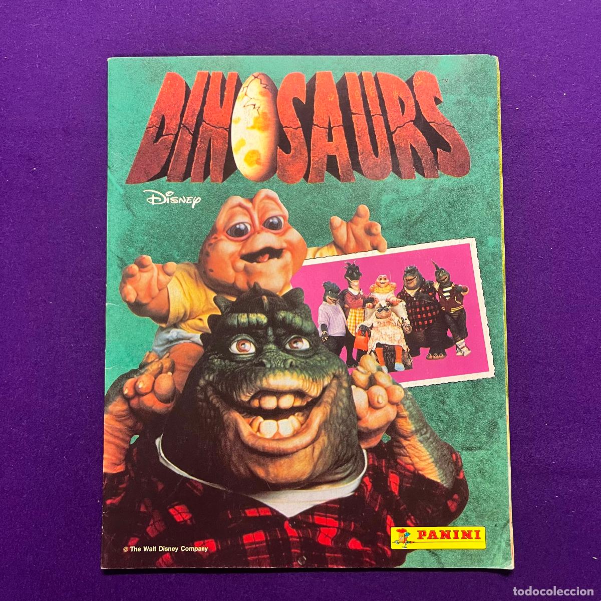 Colecionismo Cadernetas: ALBUM DE CROMOS. DINOSAURS. DISNEY. PANINI. INCOMPLETO.
