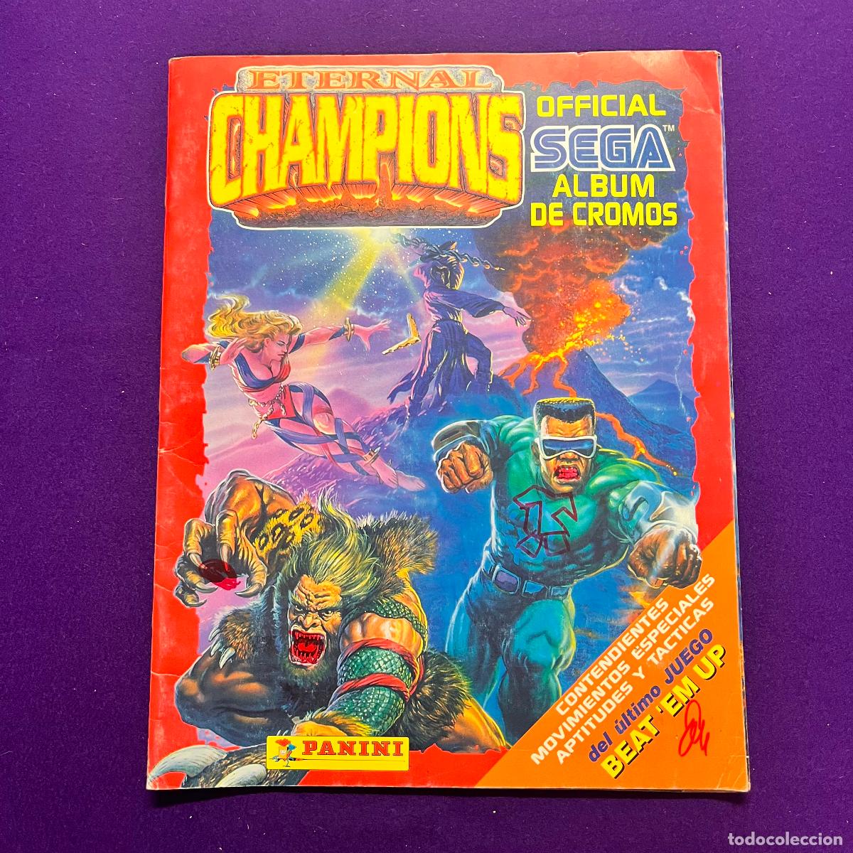 Collectable Incomplete Albums: ALBUM DE CROMOS. ETERNAL CHAMPIONS. SEGA. PANINI. INCOMPLETO.