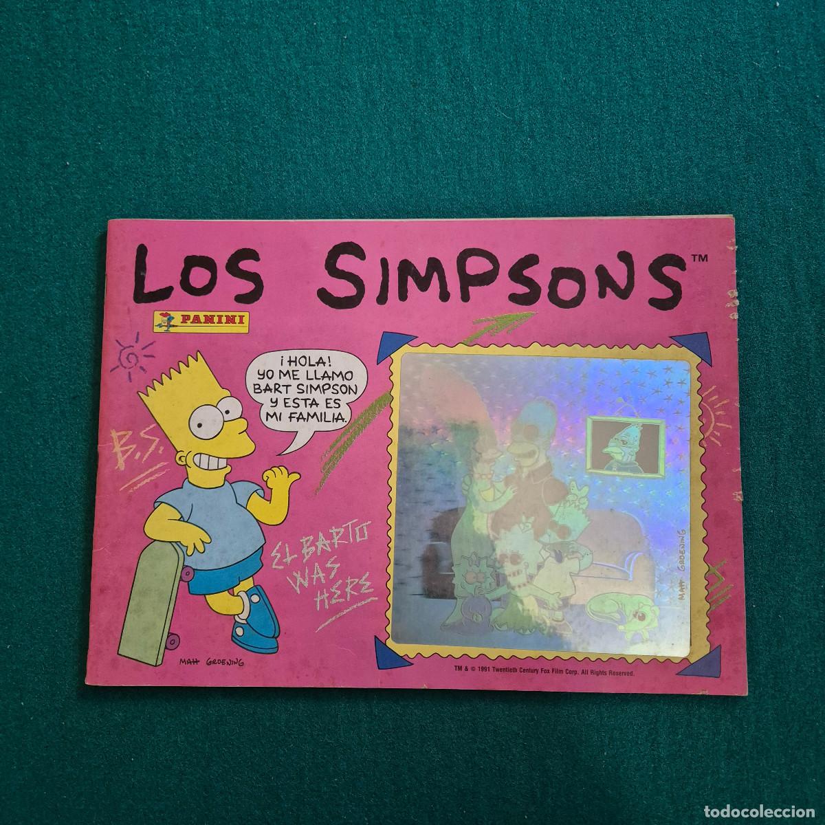 Colecionismo Cadernetas: LOS SIMPSONS PANINI .