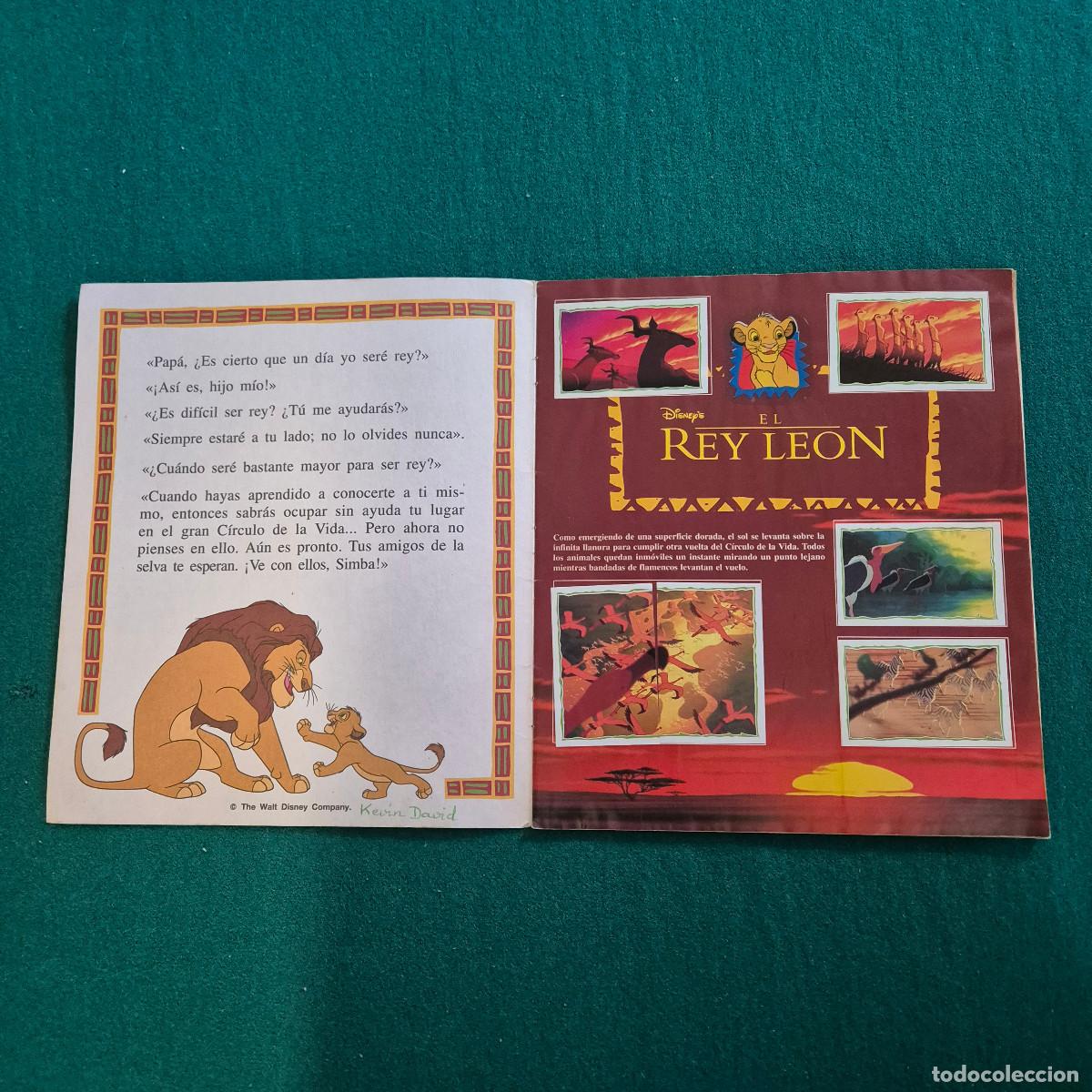Coleccionismo &aacute;lbumes: EL REY LEON PANINI DISNEY - Foto 2