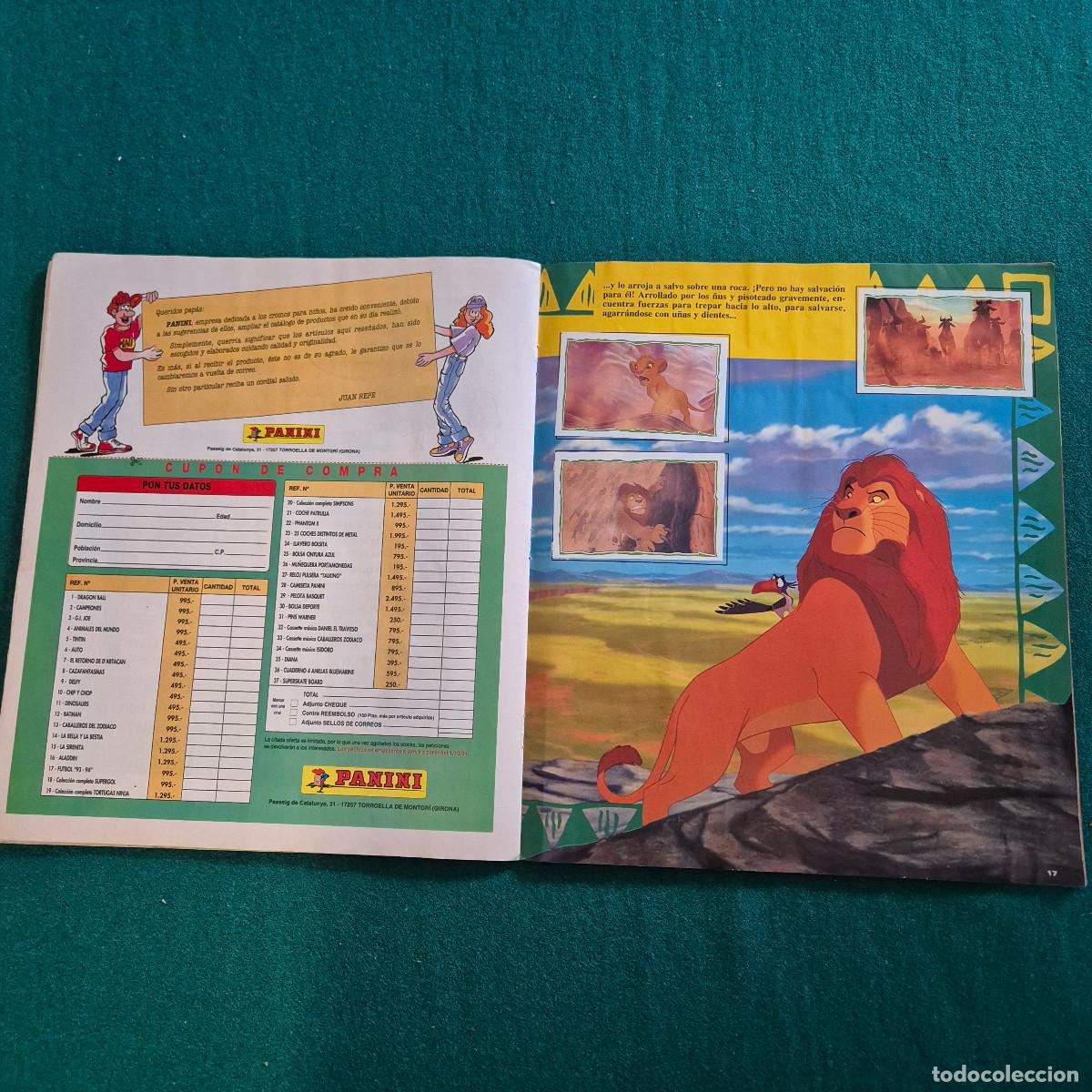 Coleccionismo &aacute;lbumes: EL REY LEON PANINI DISNEY - Foto 11