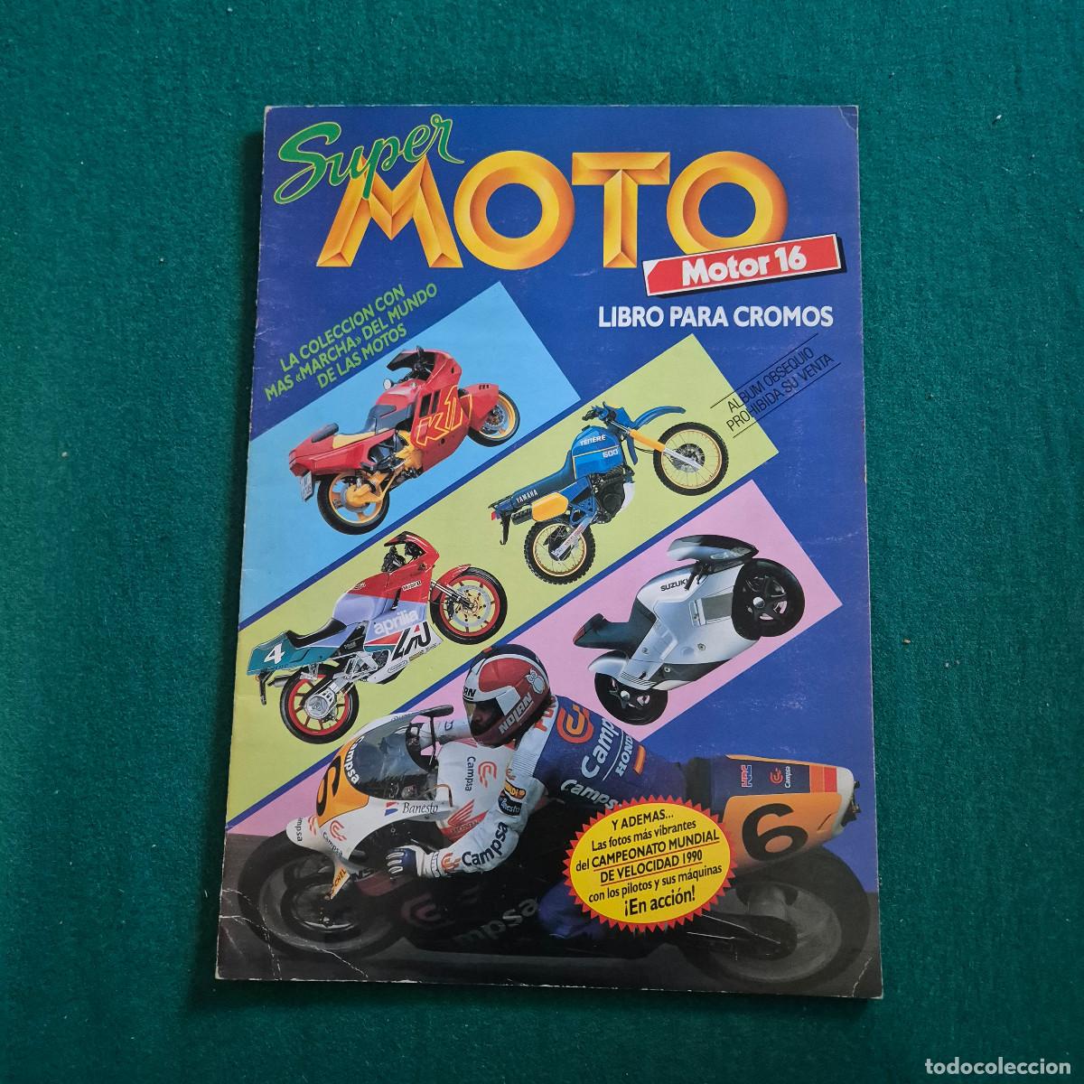 Colecionismo Cadernetas: SUPER MOTO MOTOR 16 ALBUM