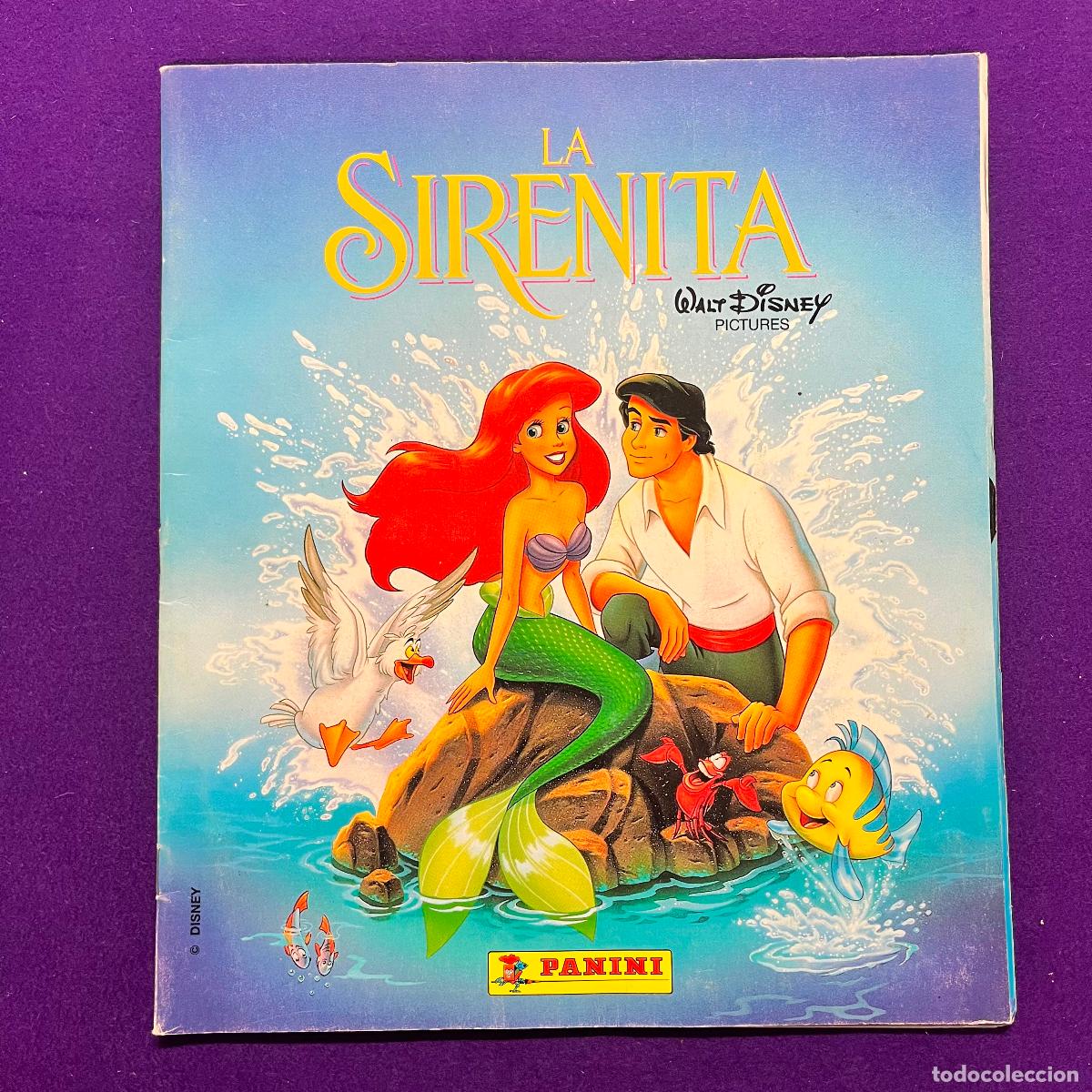 Colecionismo Cadernetas: ALBUM DE CROMOS. LA SIRENITA. DISNEY. PANINI. INCOMPLETO.
