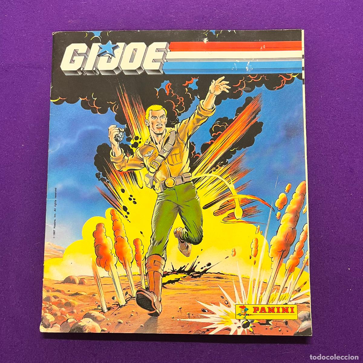Collectable Incomplete Albums: ALBUM DE CROMOS. GIJOE. 1987. PANINI. INCOMPLETO.