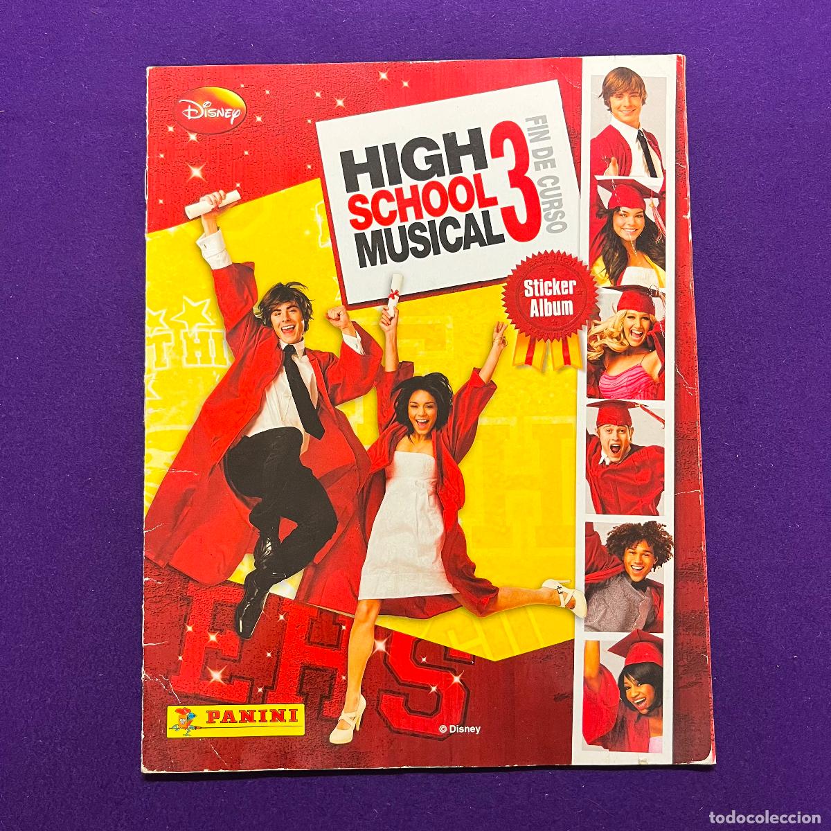 Coleccionismo &aacute;lbumes: ALBUM DE CROMOS. HIGH SCHOOL MUSICAL 3. DISNEY. PANINI. INCOMPLETO.