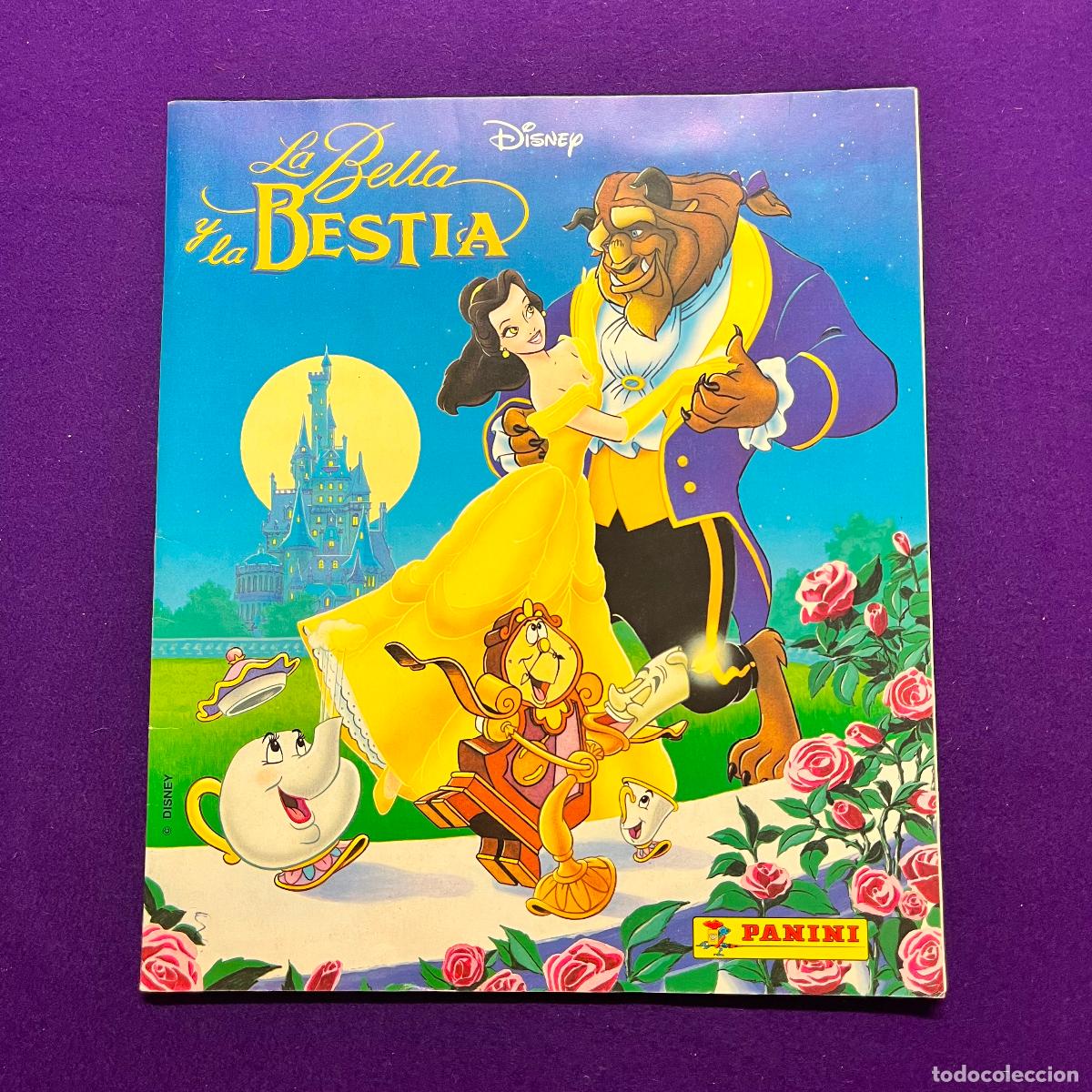 Collezionismo Album: ALBUM DE CROMOS. LA BELLA Y LA BESTIA. DISNEY. PANINI. INCOMPLETO.