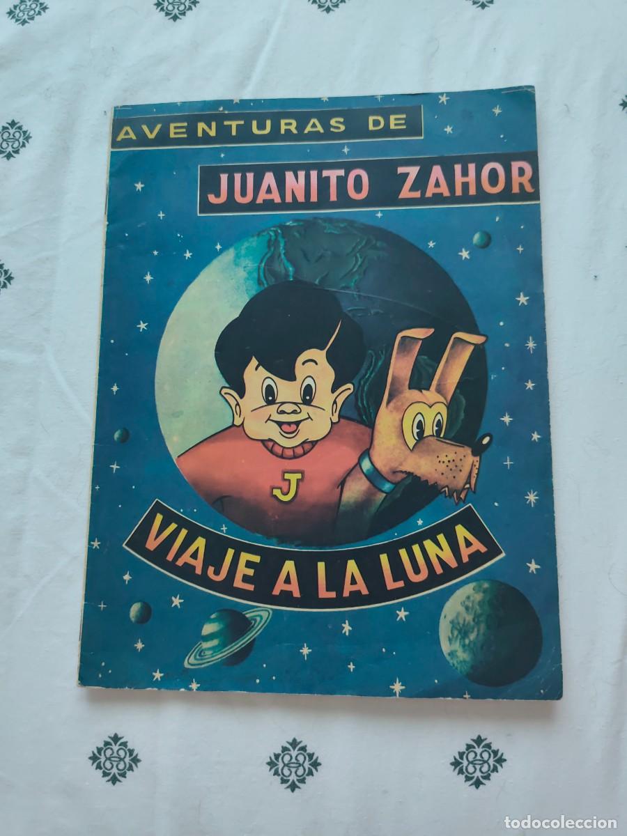 Coleccionismo &aacute;lbumes: &Aacute;LBUM AVENTURAS DE JUANITO ZAHOR - VIAJE A LA LUNA - CHOCOLATES ZAHOR