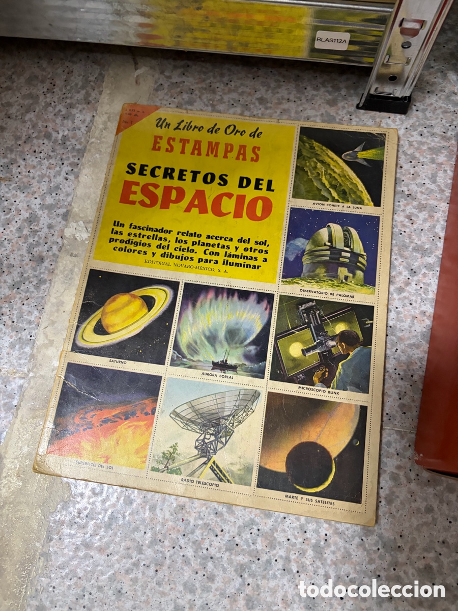 Colecionismo Cadernetas: Blas112A &aacute;lbum cromos incompleto el libro de oro de estampas secretos del espacio