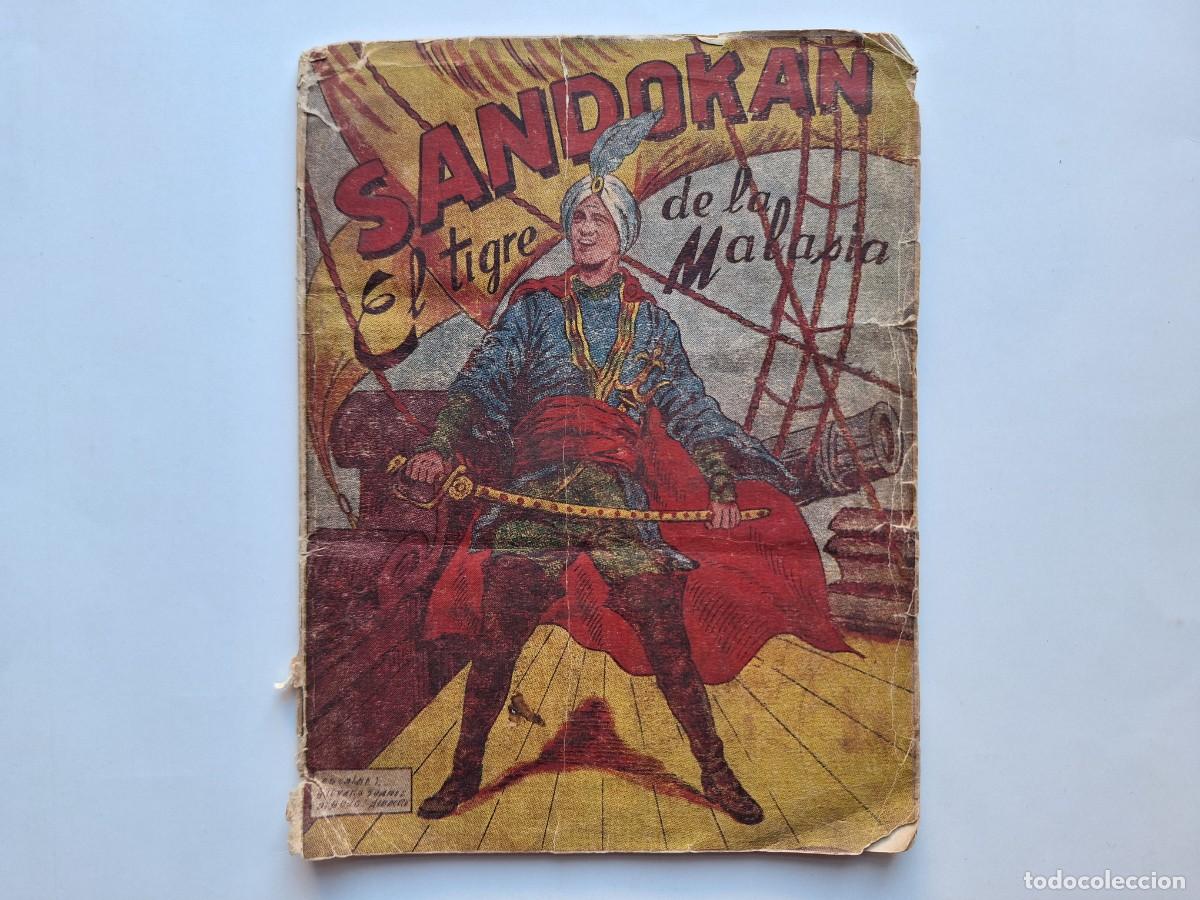 Coleccionismo &aacute;lbumes: SANDOKAN EL TIGRE DE LA MALASIA ANTIGUO RARO ALBUM CASI COMPLETO DE CROMOS CUBA A&Ntilde;OS 50 RV