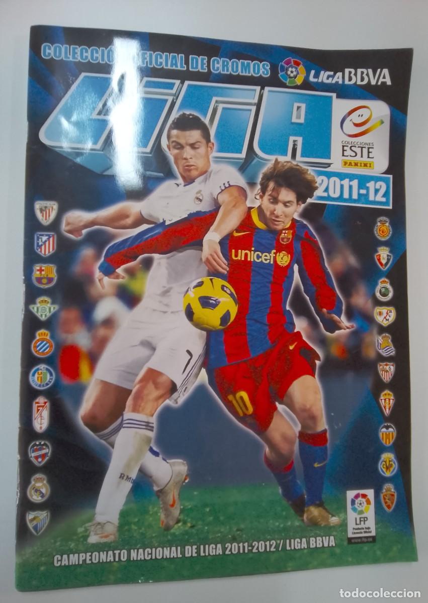 Coleccionismo &aacute;lbumes: Album cromos liga este 2011 2012 11 12 con Messi y Cristiano Ronaldo